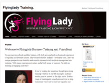 Tablet Screenshot of flyinglady-training.com
